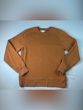 Amazon Essentials Women’s Crewneck Sweatshirt Caramel Rust Small